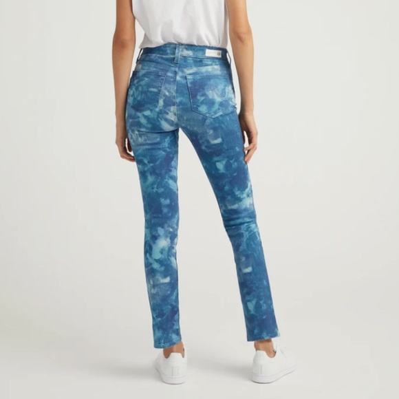 AG Jeans - Mari Slim Straight - Abstract Tiedye - Size 30 - NWT - NEW WITH TAGS - Picture 2 of 10